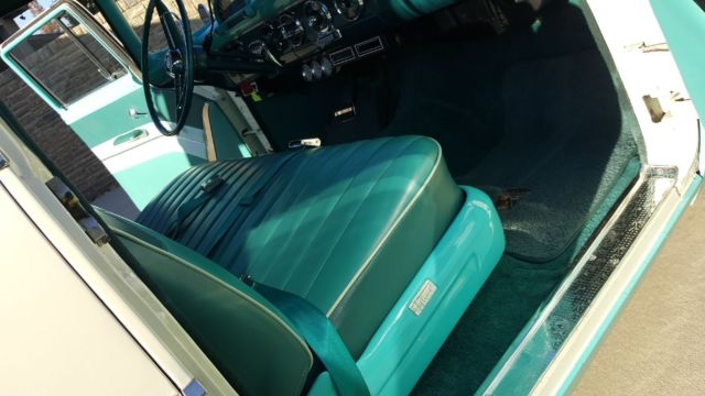 1955 Teal Ford Country Sedan Wagon