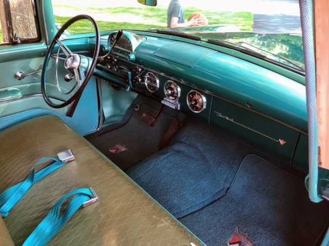 1955 Green Ford Crown Victoria Wagon