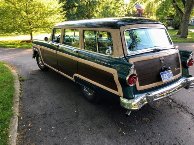 1955 Green Ford Crown Victoria Wagon