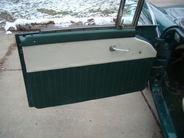 1955 Green Ford Crown Victoria Coupe