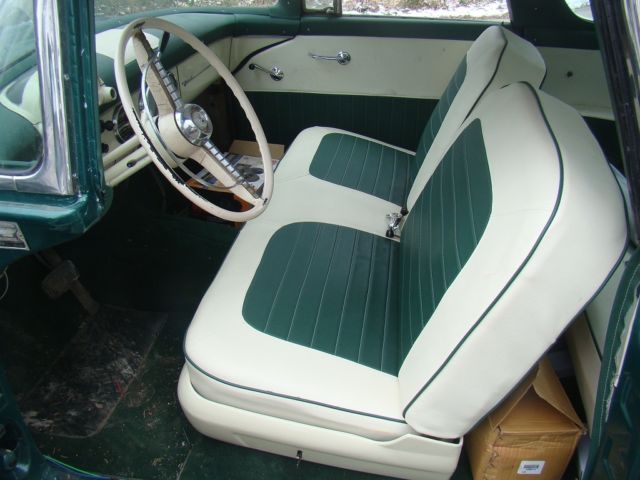 1955 Green Ford Crown Victoria Coupe