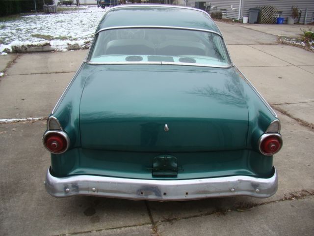1955 Green Ford Crown Victoria Coupe