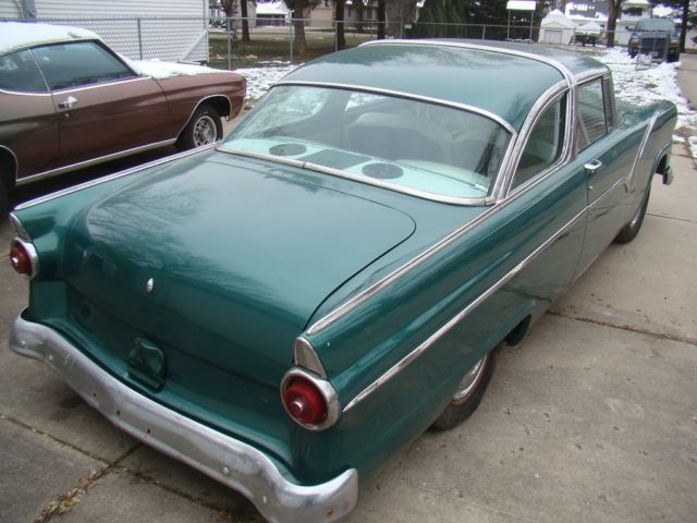 1955 Green Ford Crown Victoria Coupe