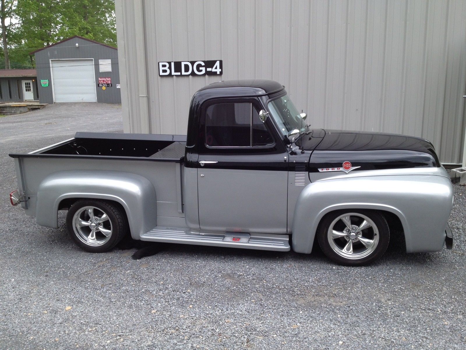1955 Black and Silver Ford Other Pickups Standard Cab Pickup