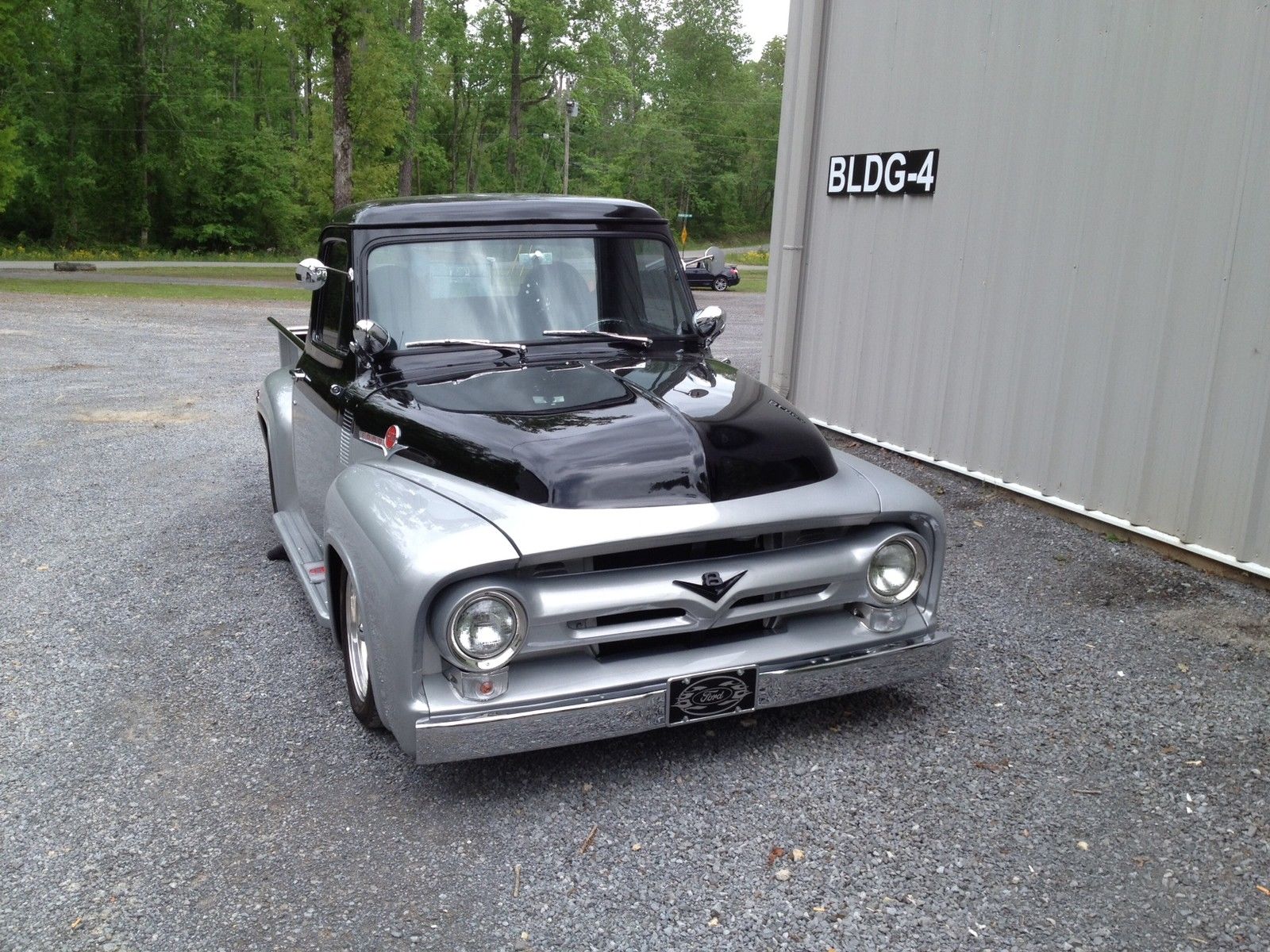 1955 Black and Silver Ford Other Pickups Standard Cab Pickup