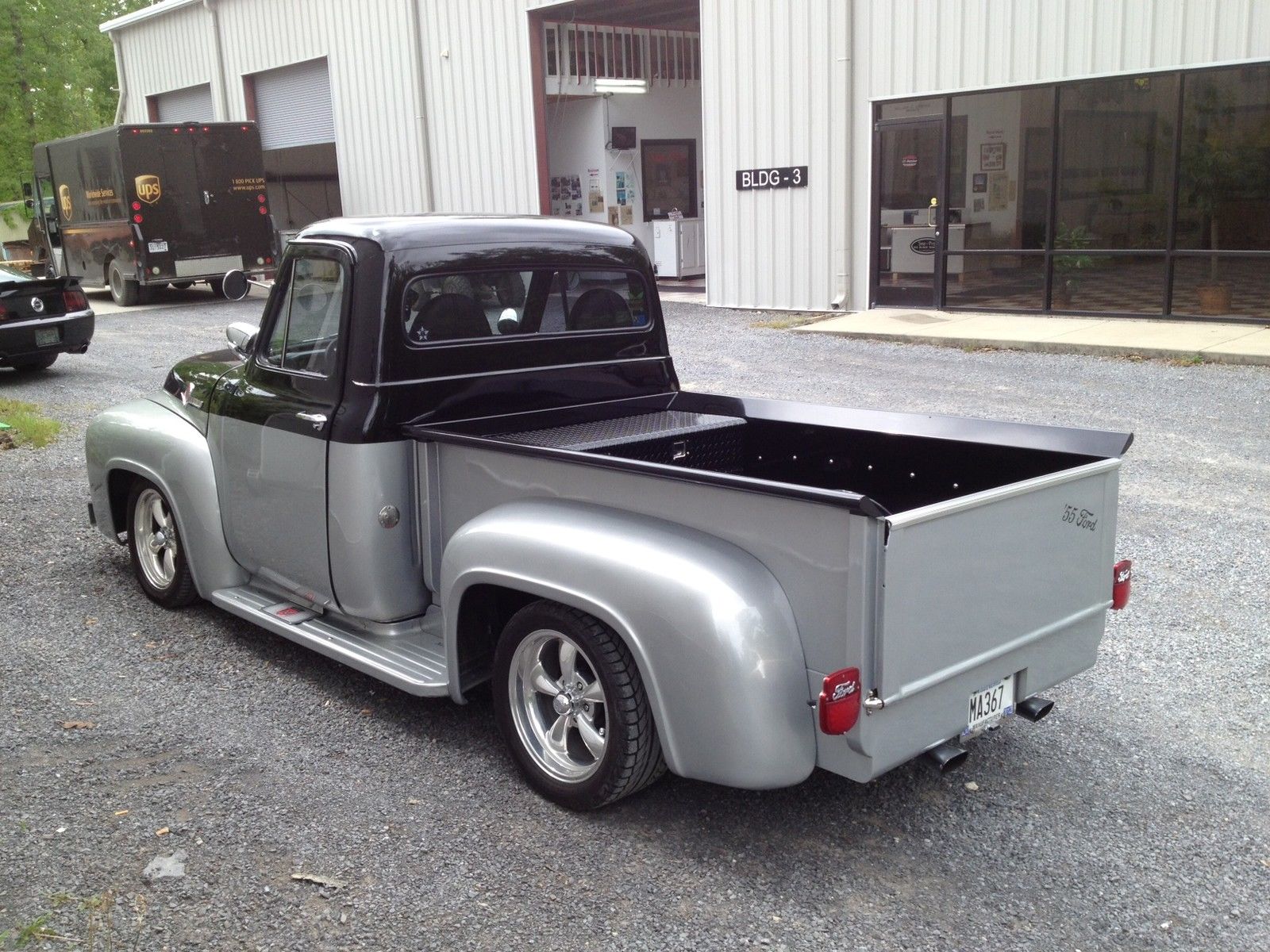 1955 Black and Silver Ford Other Pickups Standard Cab Pickup