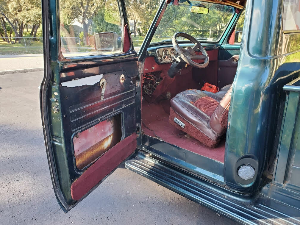 1955 Blue/Green Ford F-100 Standard Cab Pickup