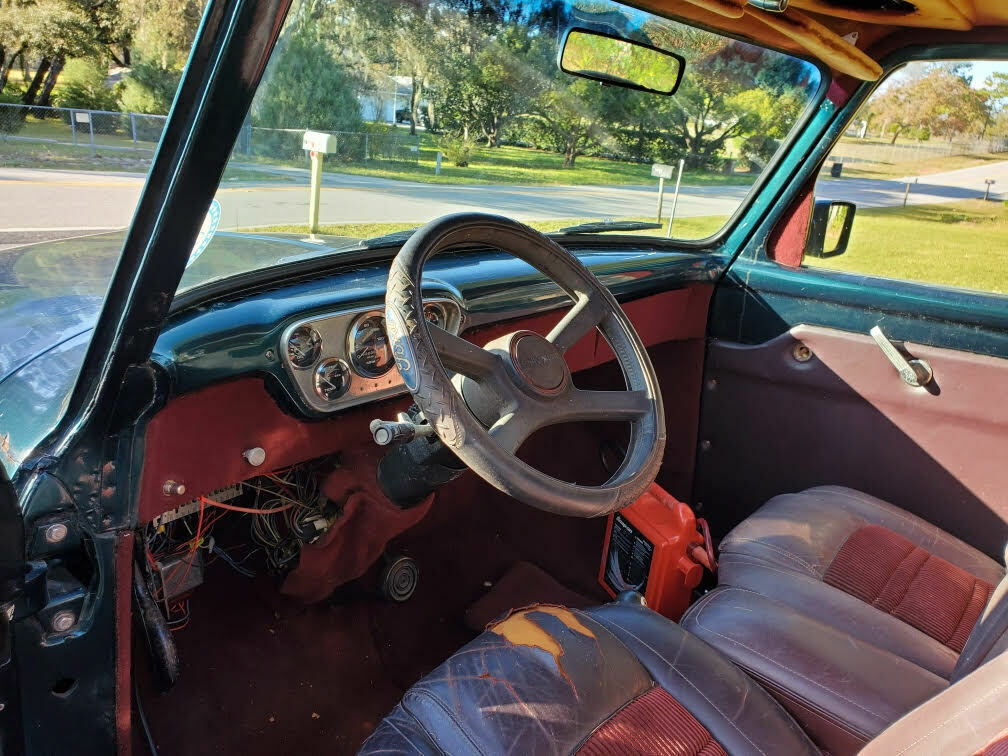 1955 Blue/Green Ford F-100 Standard Cab Pickup