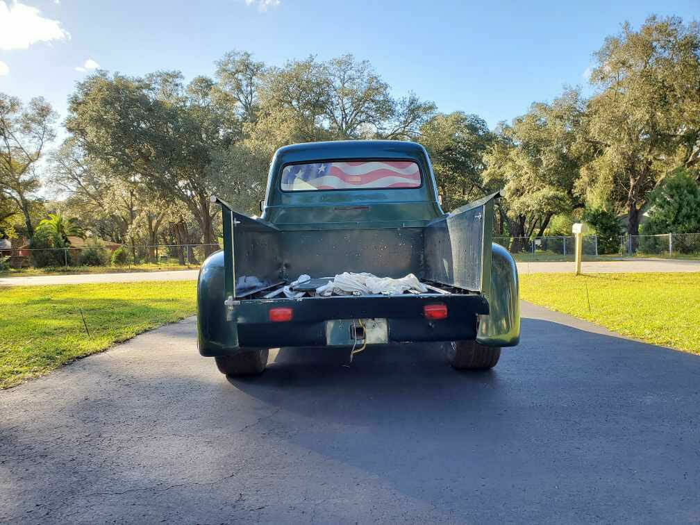 1955 Blue/Green Ford F-100 Standard Cab Pickup