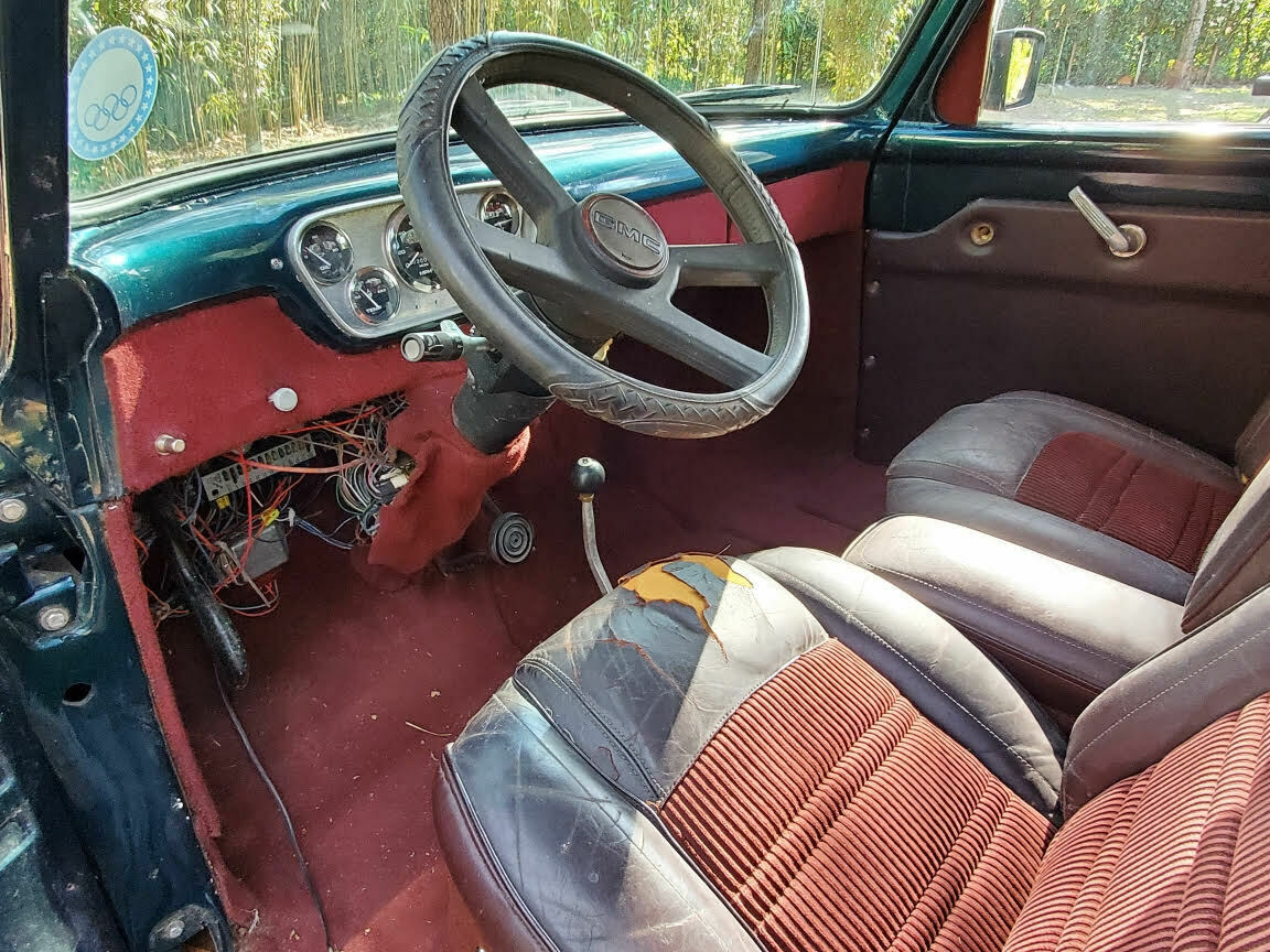 1955 Blue/Green Ford F-100 Standard Cab Pickup