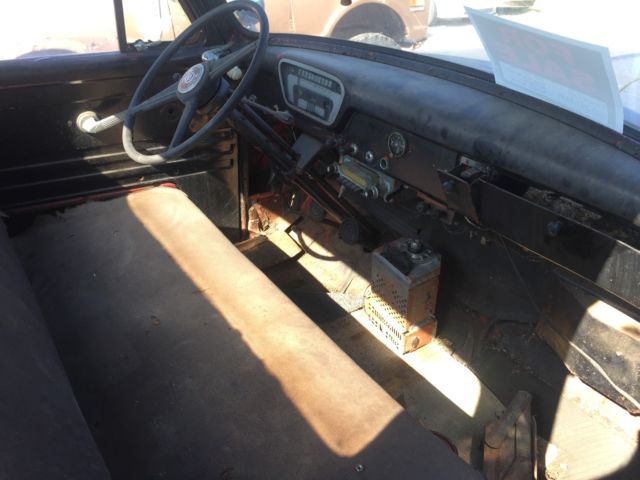 1955 Black Ford F-100 Standard Cab Pickup