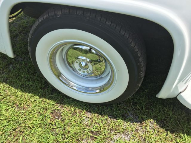 1955 White Ford F-100 Standard Cab Pickup