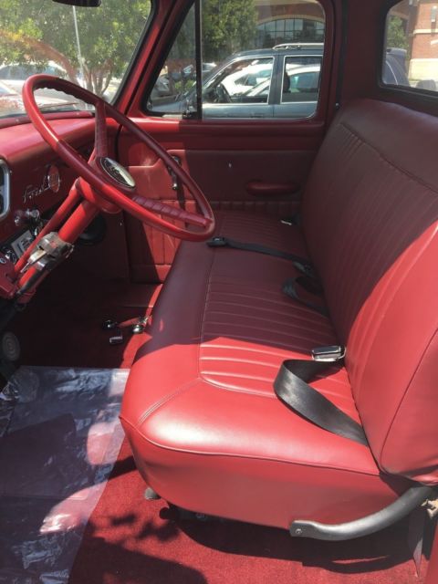 1955 White Ford F-100 Standard Cab Pickup