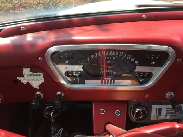 1955 White Ford F-100 Standard Cab Pickup