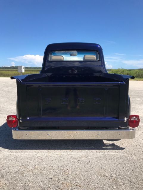1955 Blue Ford F-100 Standard Cab Pickup