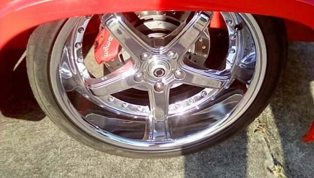 1955 Red Ford F-100 Crew Cab Pickup