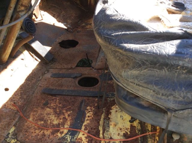 1955 Yellow Ford F-100 Pickup