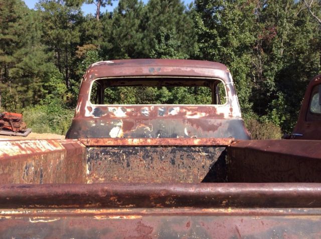 1955 Yellow Ford F-100 Pickup