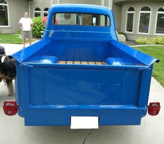1955 Blue Ford F-100 --