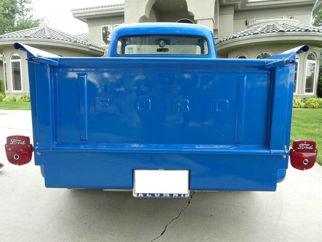 1955 Blue Ford F-100 --