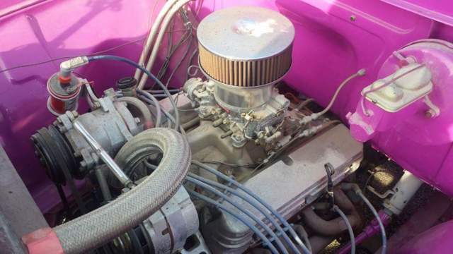 1955 Deep Rose Ford F-100 Standard Cab Pickup