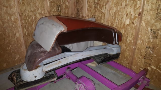 1955 Deep Rose Ford F-100 Standard Cab Pickup