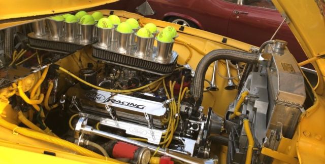 1955 Yellow Ford F-100 Crew Cab Pickup