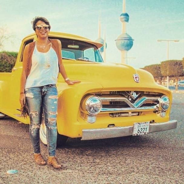 1955 Yellow Ford F-100 Crew Cab Pickup