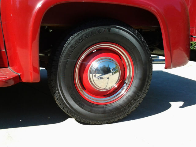 1955 Red Ford F-100 PICKUP