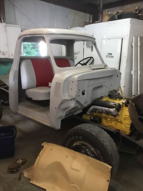 1955 Gray Ford F-100 Standard Cab Pickup