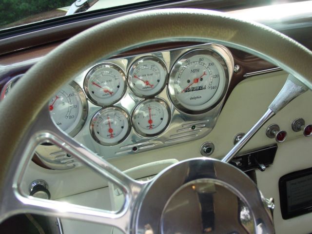 1955 cream/brown Ford F-100 shortbed