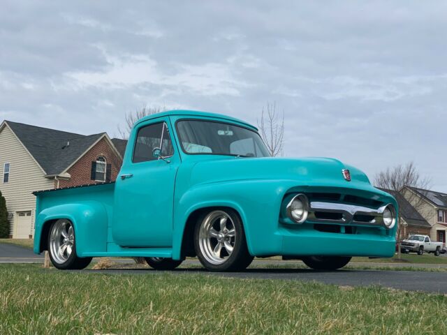 1955 Blue Ford F-100 Truck