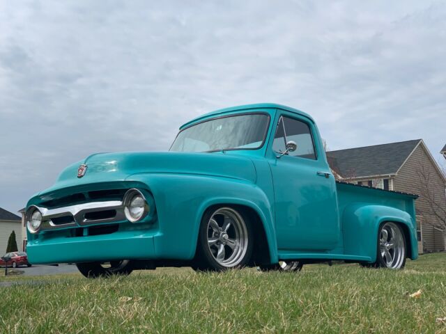 1955 Blue Ford F-100 Truck