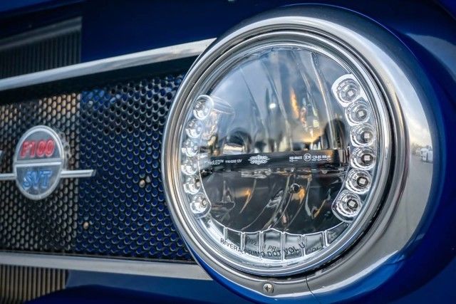 1955 Blue Ford F-100 Pickup Truck