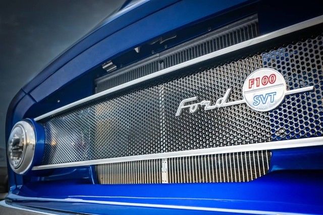 1955 Blue Ford F-100 Pickup Truck