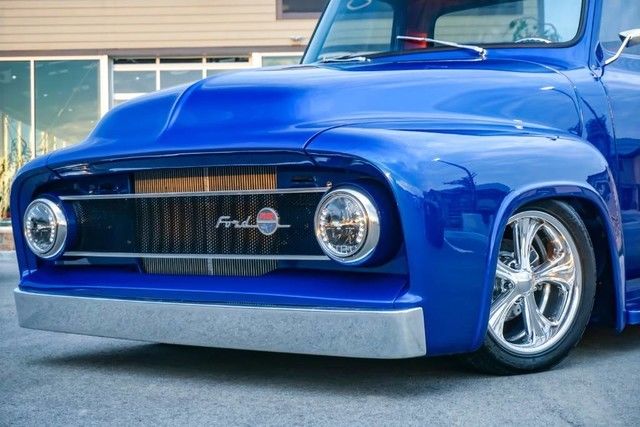 1955 Blue Ford F-100 Pickup Truck