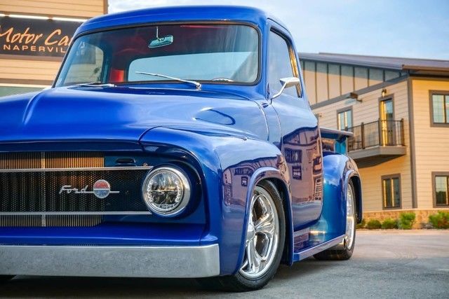 1955 Blue Ford F-100 Pickup Truck