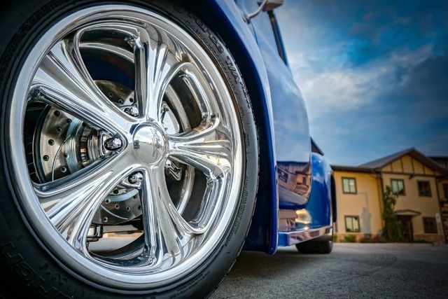 1955 Blue Ford F-100 Pickup Truck