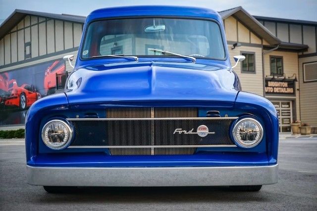 1955 Blue Ford F-100 Pickup Truck