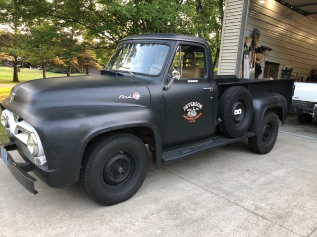 1955 Black Ford F-350 Standard Cab Pickup