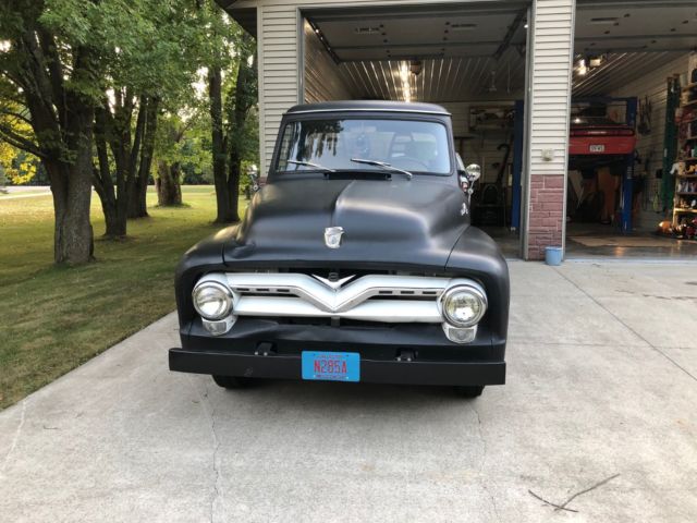 1955 Black Ford F-350 Standard Cab Pickup