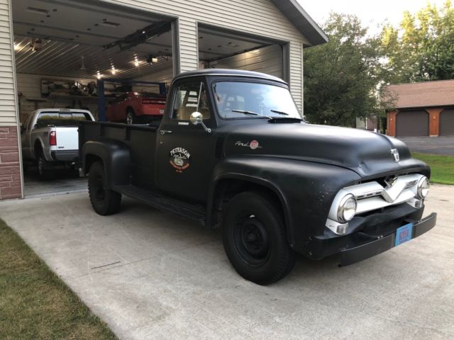 1955 Black Ford F-350 Standard Cab Pickup