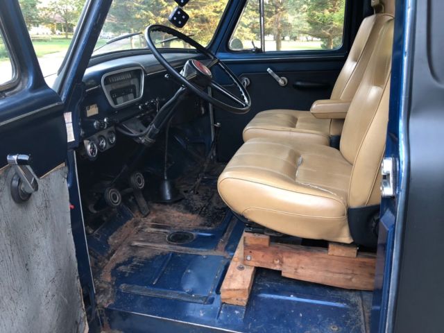 1955 Black Ford F-350 Standard Cab Pickup