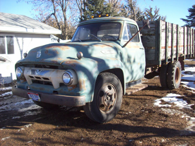 1954 Green Ford F-100 Standard Cab Pickup