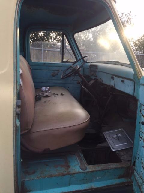 1955 Yellow Ford F-100 Cab & Chassis