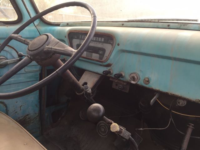 1955 Yellow Ford F-100 Cab & Chassis