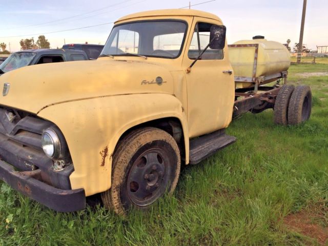 1955 Yellow Ford F-100 Cab & Chassis