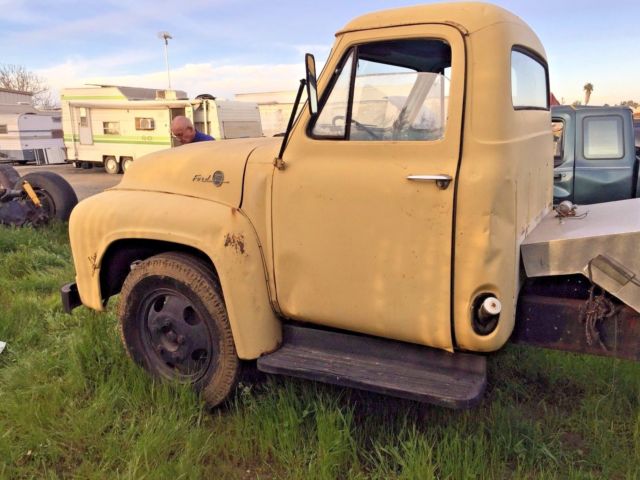 1955 Yellow Ford F-100 Cab & Chassis
