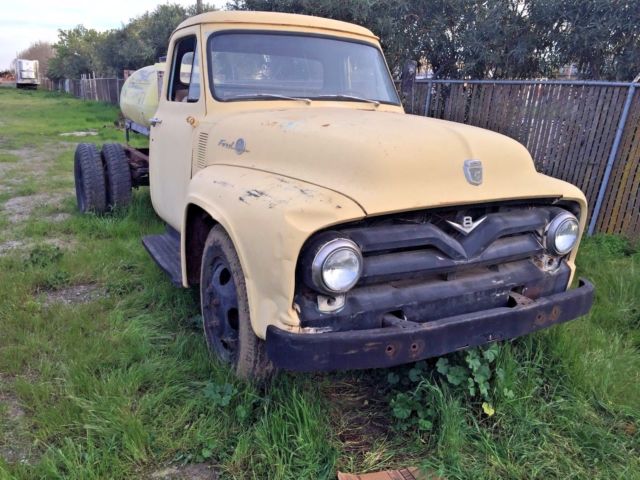 1955 Yellow Ford F-100 Cab & Chassis