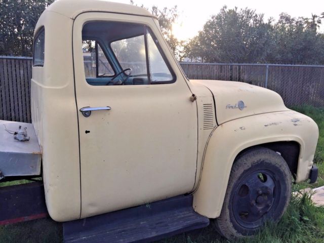 1955 Yellow Ford F-100 Cab & Chassis